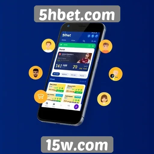Funcionalidades do aplicativo móvel do 5hbet.com